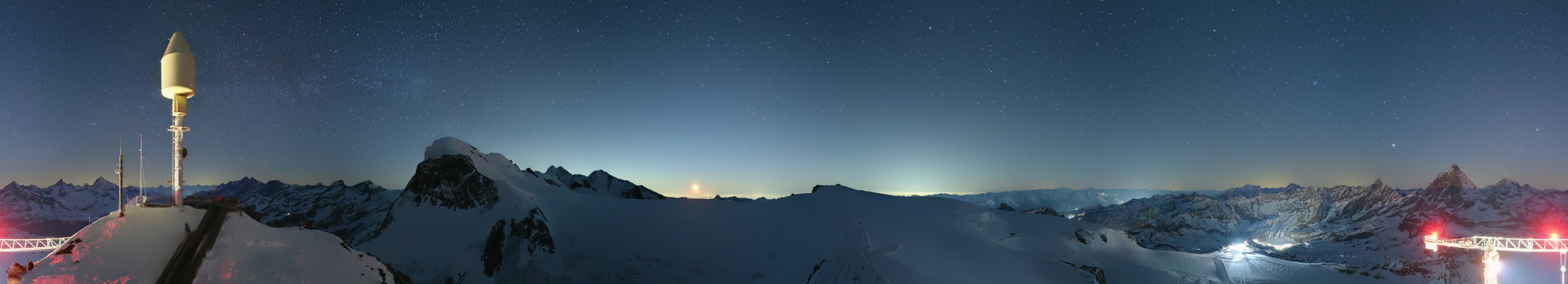Archiv Foto Webcam Kleinmatterhorn Zermatt
