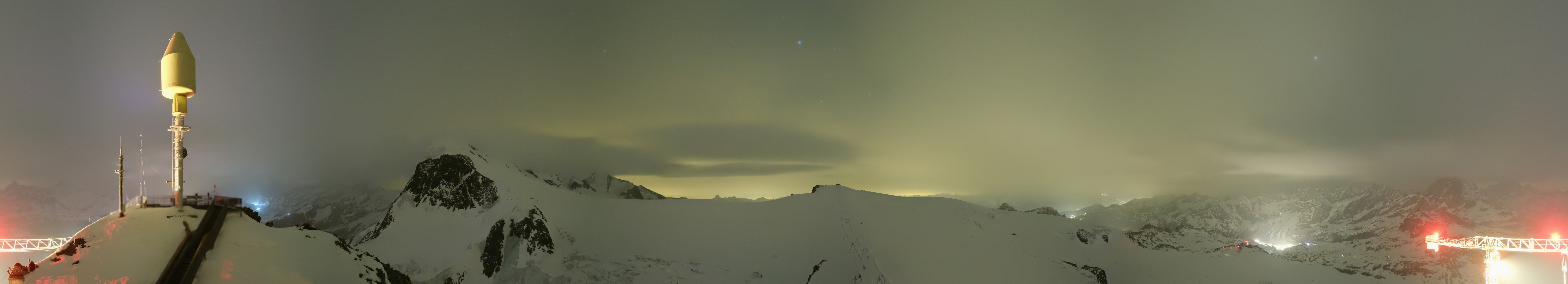 Archived image Webcam Kleinmatterhorn Zermatt