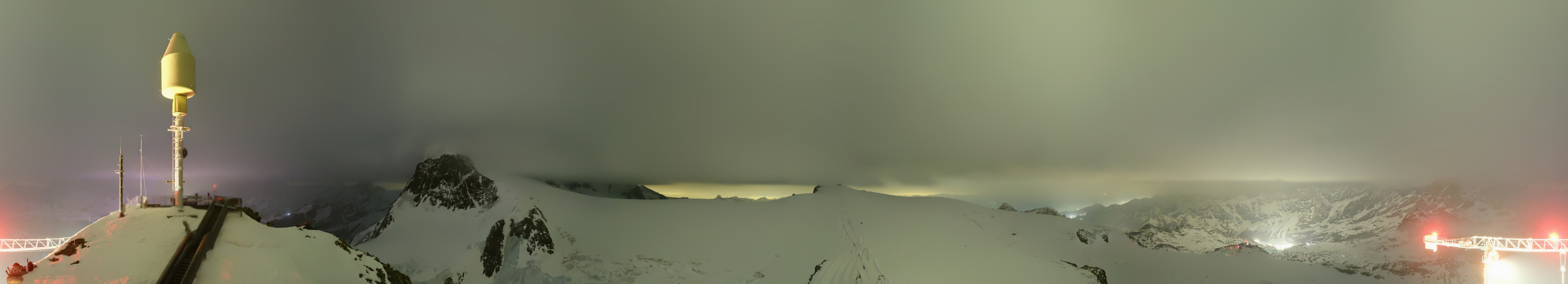 Archived image Webcam Kleinmatterhorn Zermatt