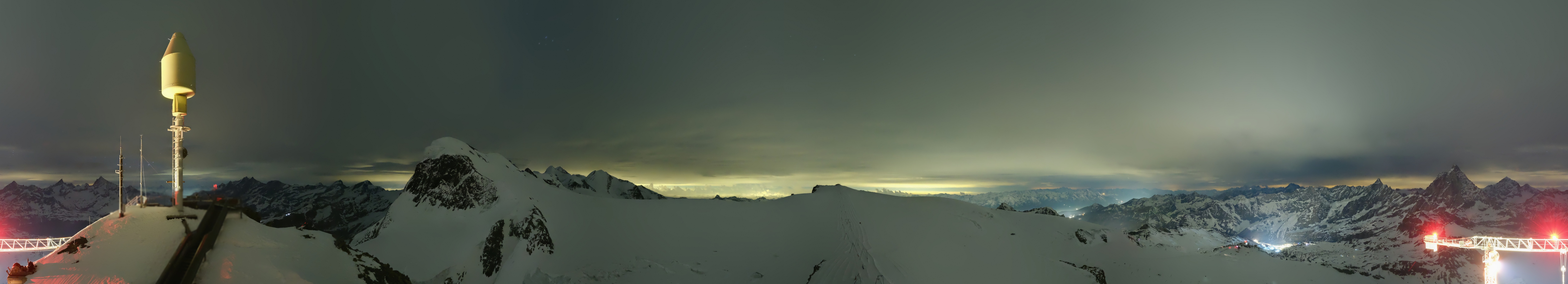 Archiv Foto Webcam Kleinmatterhorn Zermatt