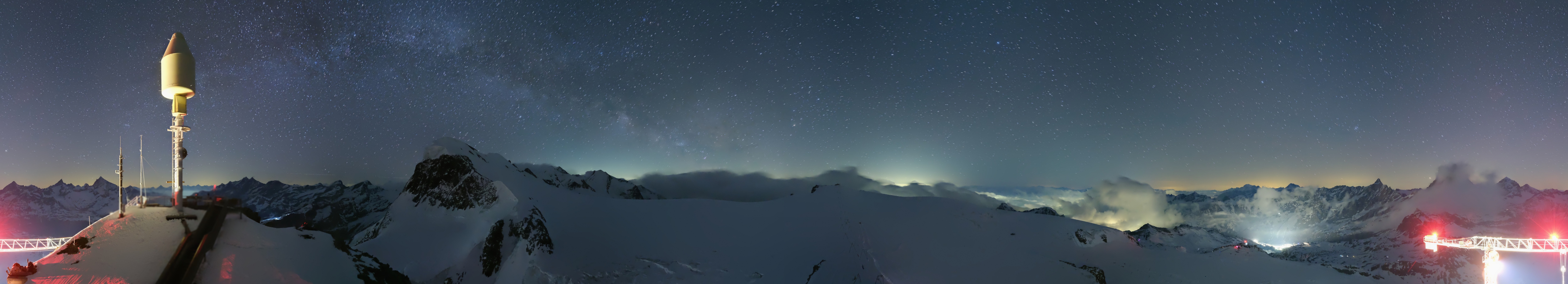 Archiv Foto Webcam Kleinmatterhorn Zermatt