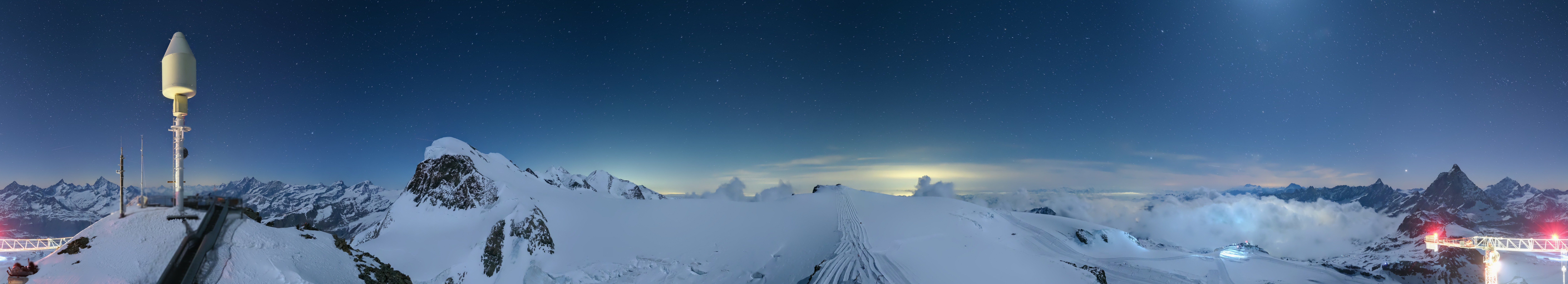 Archiv Foto Webcam Kleinmatterhorn Zermatt