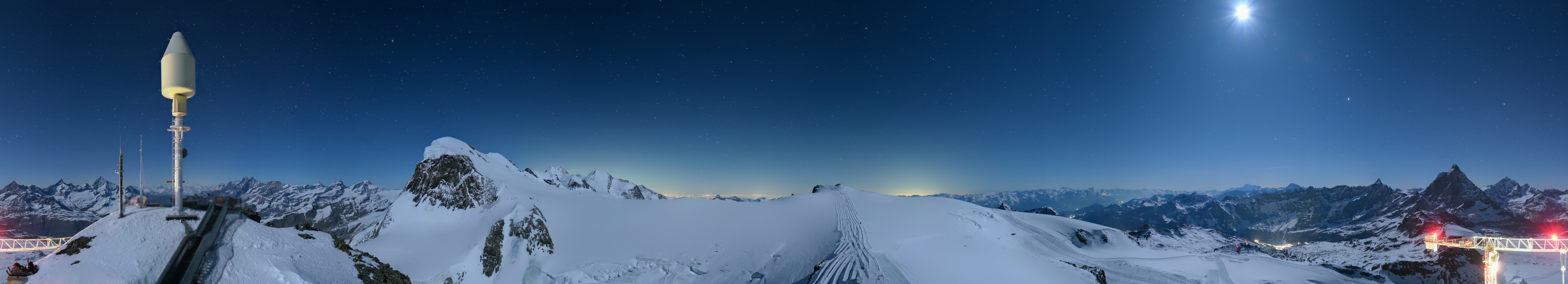 Archiv Foto Webcam Kleinmatterhorn Zermatt