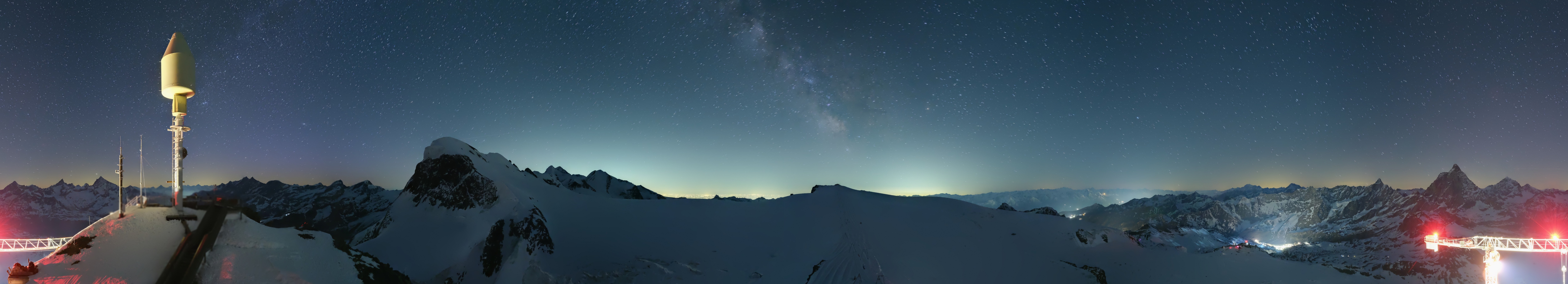 Archiv Foto Webcam Kleinmatterhorn Zermatt