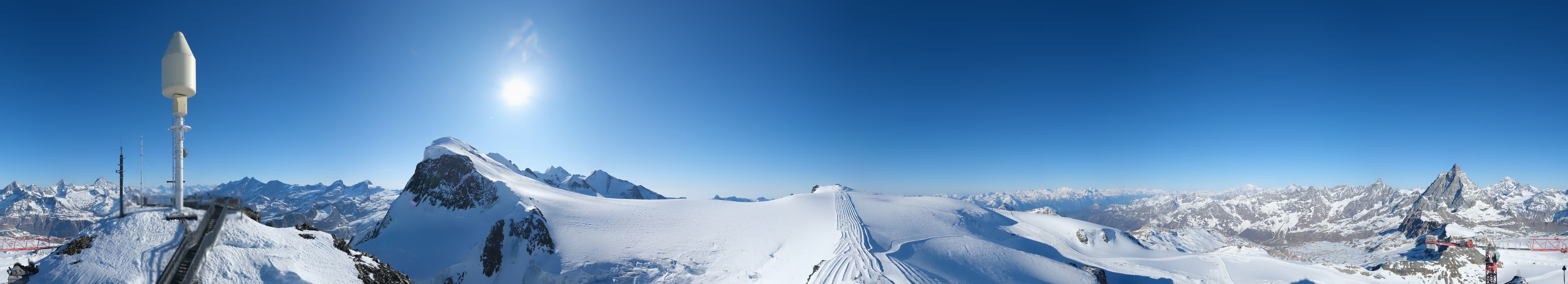 Archiv Foto Webcam Kleinmatterhorn Zermatt
