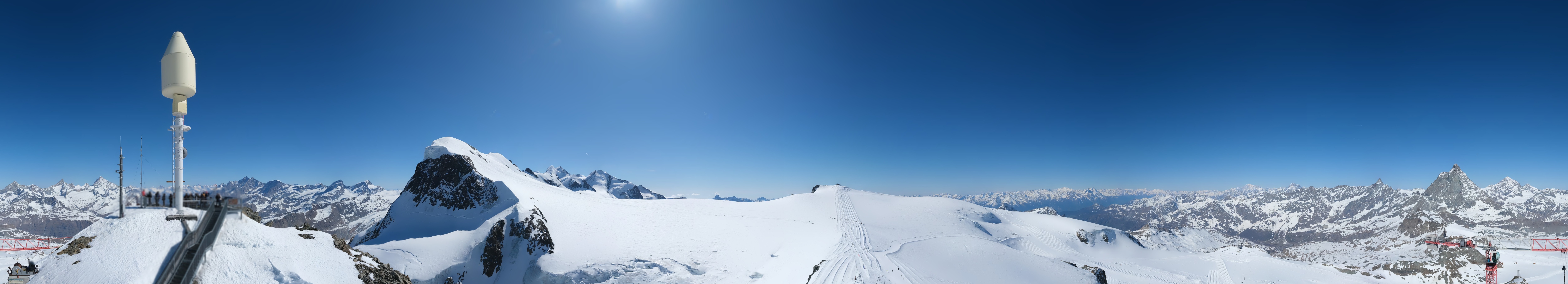 Archiv Foto Webcam Kleinmatterhorn Zermatt
