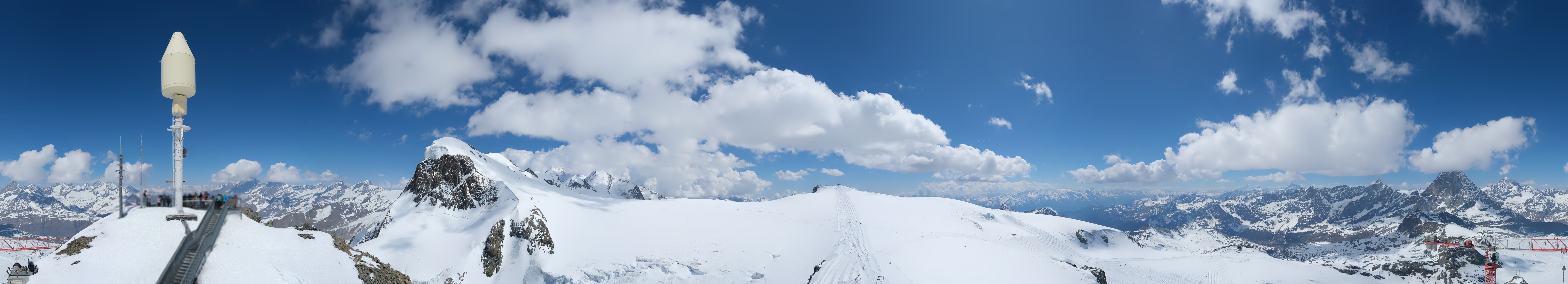 Archiv Foto Webcam Kleinmatterhorn Zermatt