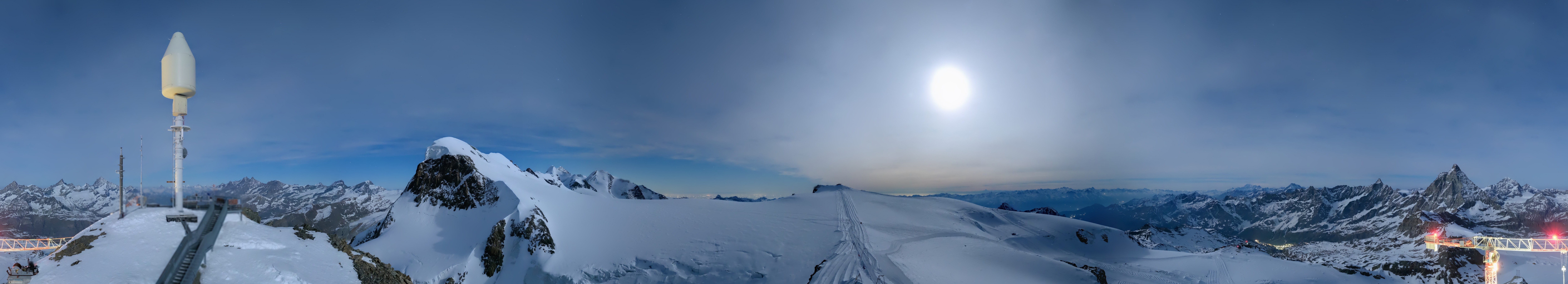 Archiv Foto Webcam Kleinmatterhorn Zermatt