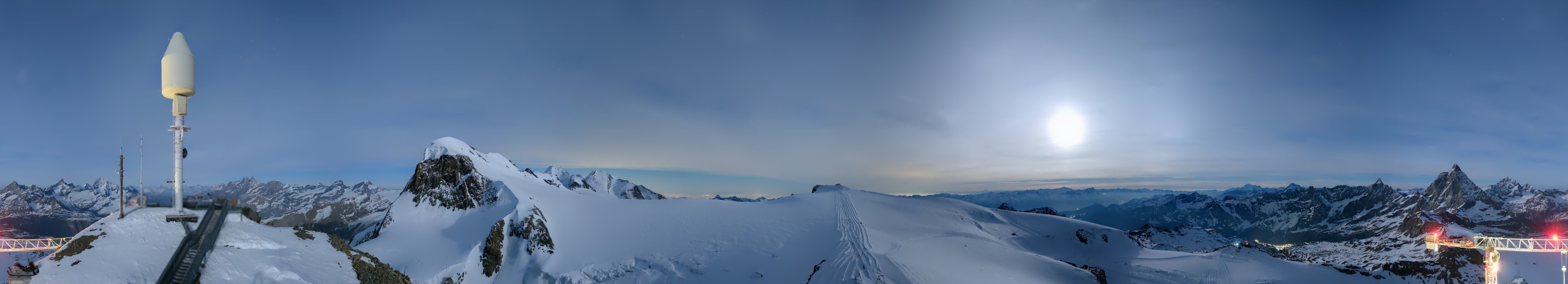 Archiv Foto Webcam Kleinmatterhorn Zermatt