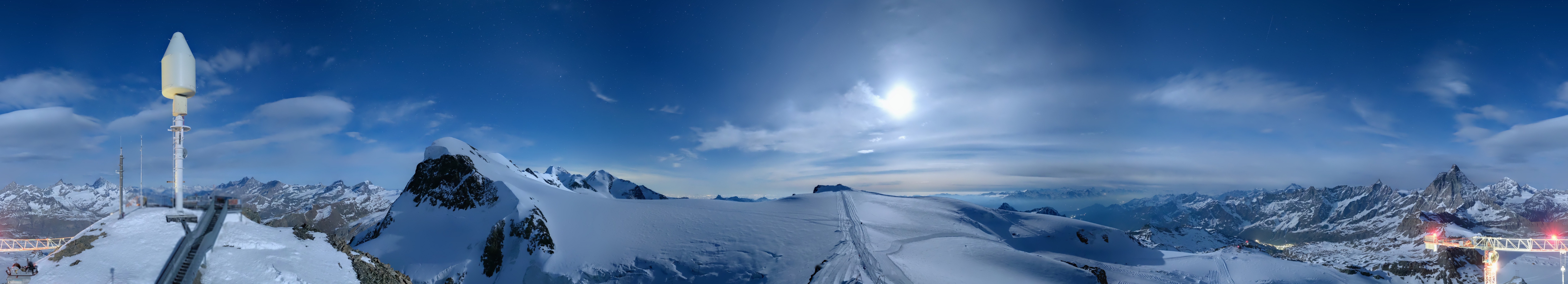 Archiv Foto Webcam Kleinmatterhorn Zermatt