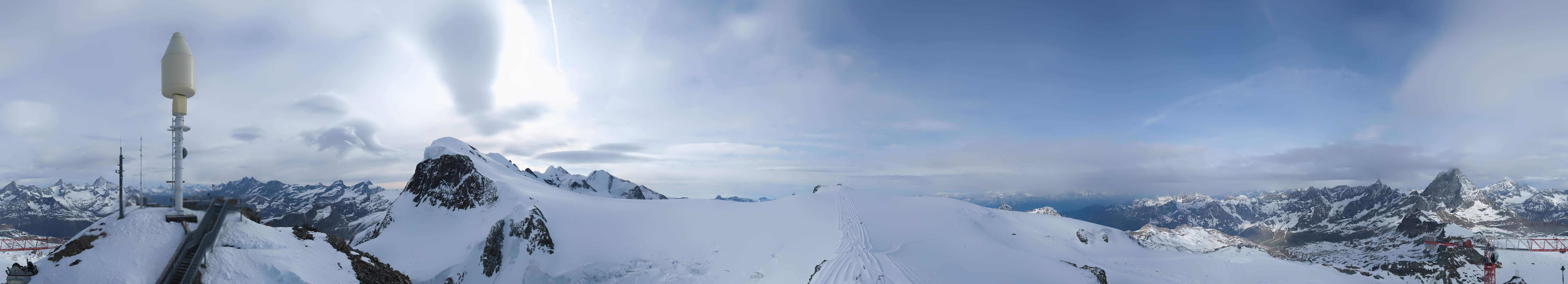 Archiv Foto Webcam Kleinmatterhorn Zermatt