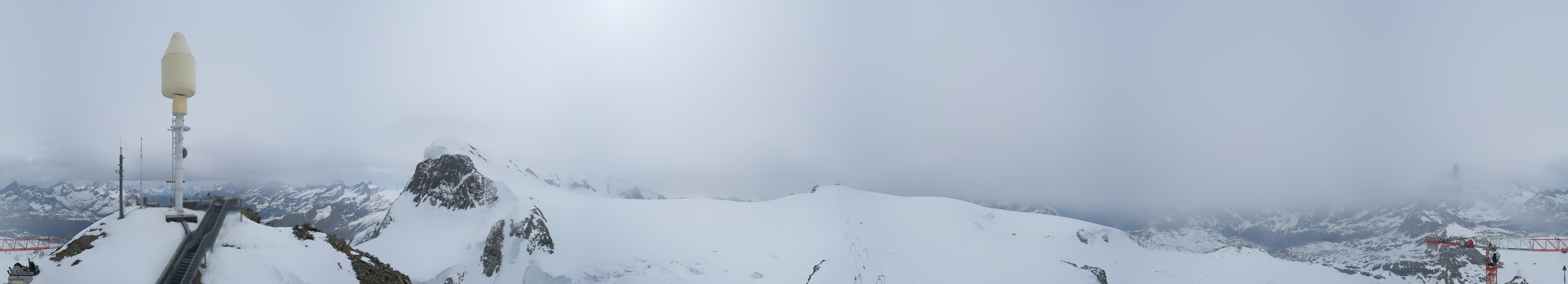Archiv Foto Webcam Kleinmatterhorn Zermatt
