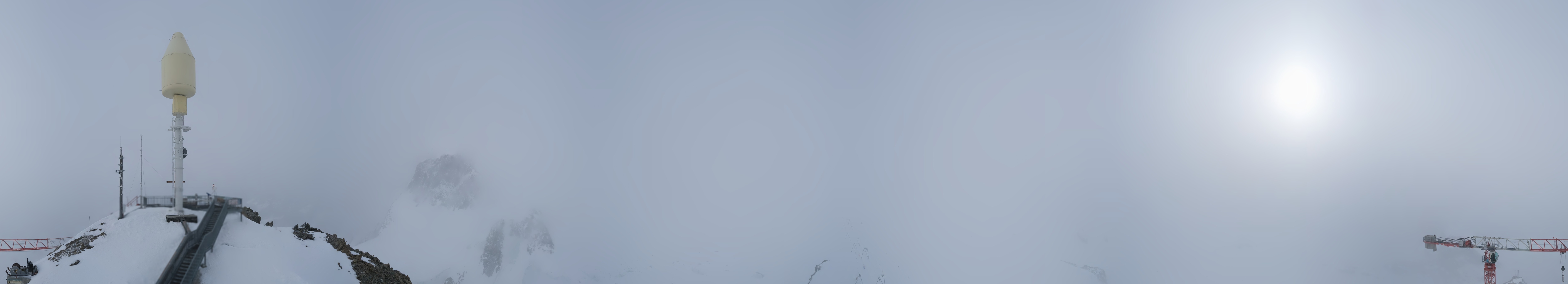 Archiv Foto Webcam Kleinmatterhorn Zermatt