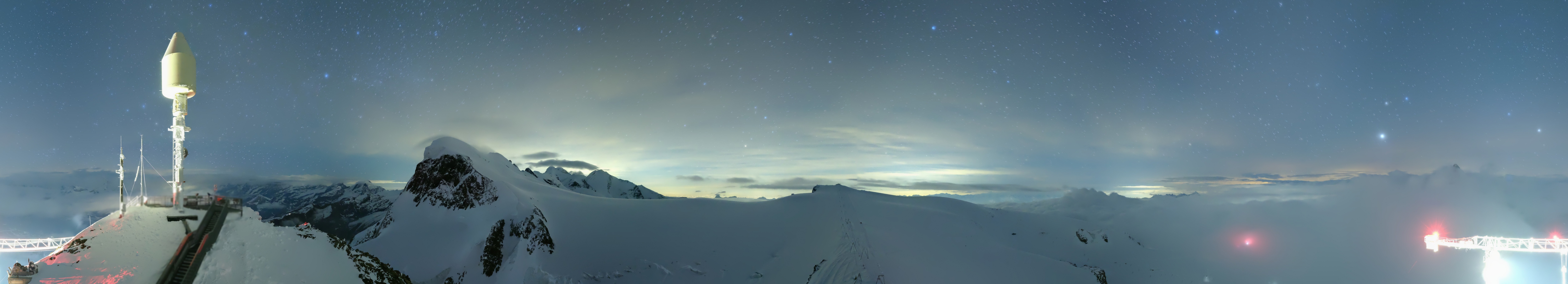 Archiv Foto Webcam Kleinmatterhorn Zermatt