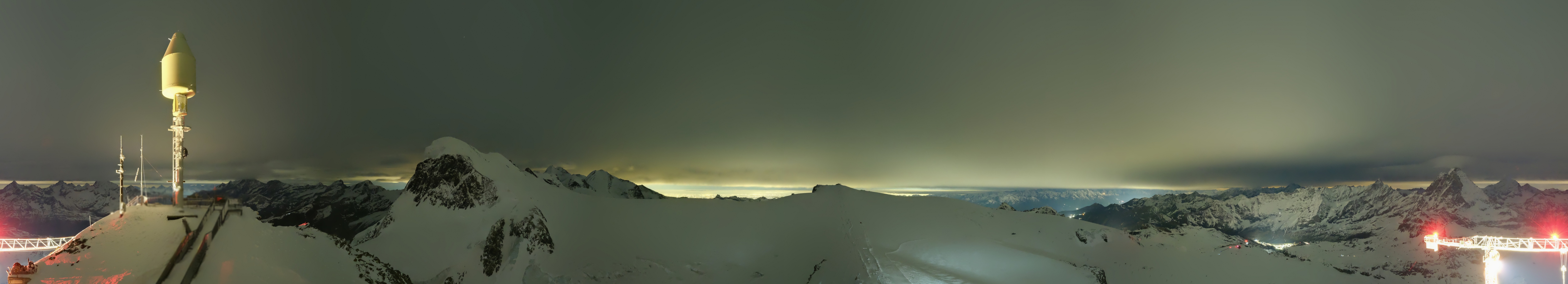 Archiv Foto Webcam Kleinmatterhorn Zermatt