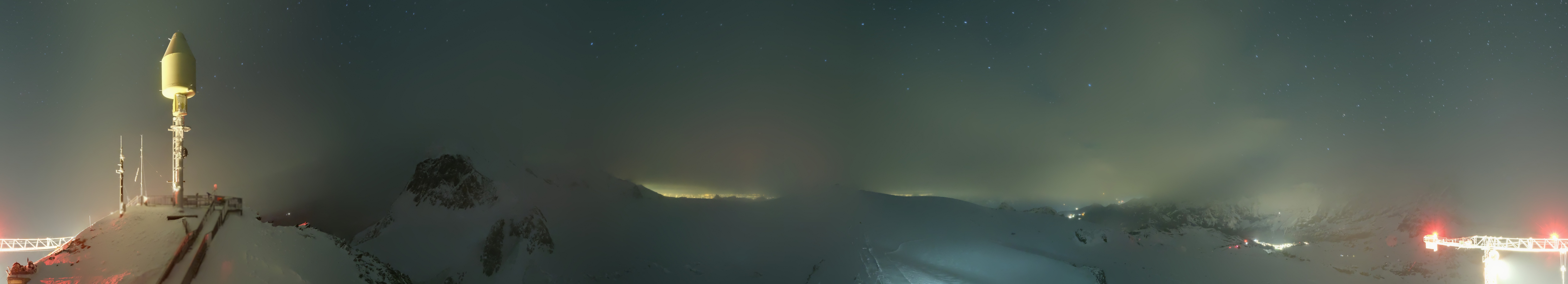 Archiv Foto Webcam Kleinmatterhorn Zermatt