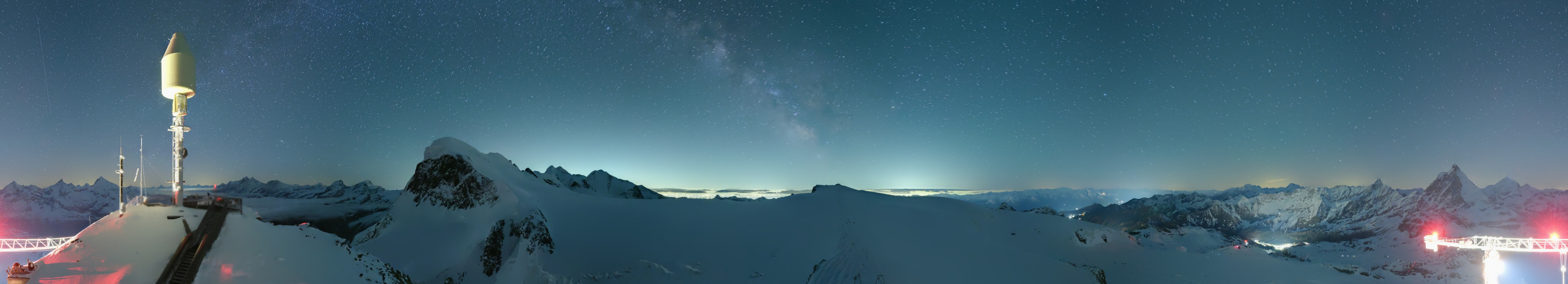 Archiv Foto Webcam Kleinmatterhorn Zermatt