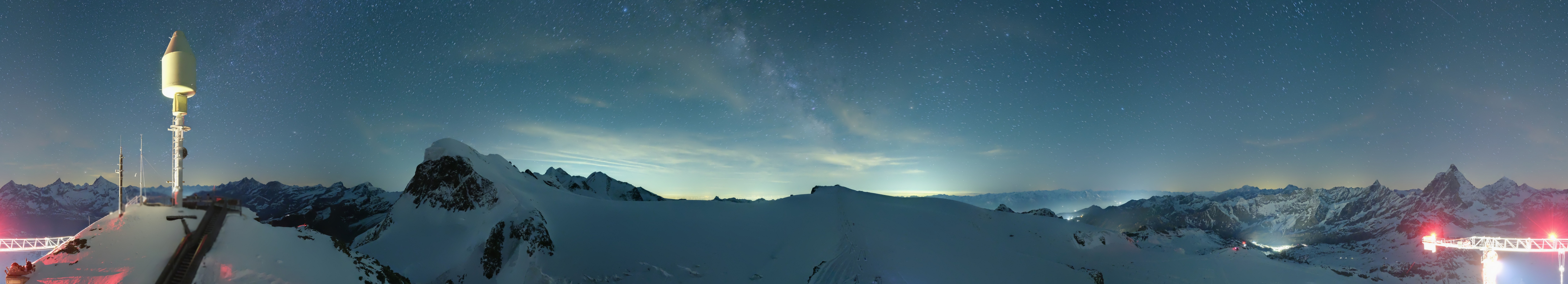 Archived image Webcam Kleinmatterhorn Zermatt