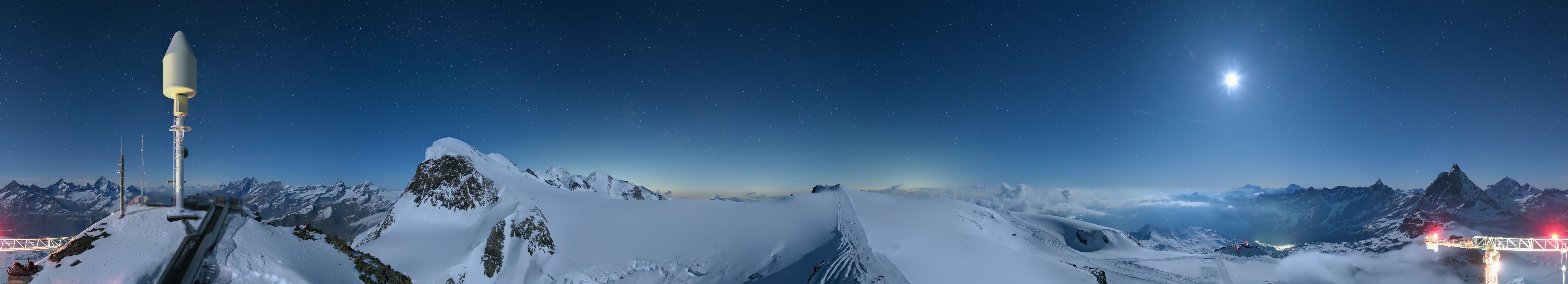 Archiv Foto Webcam Kleinmatterhorn Zermatt