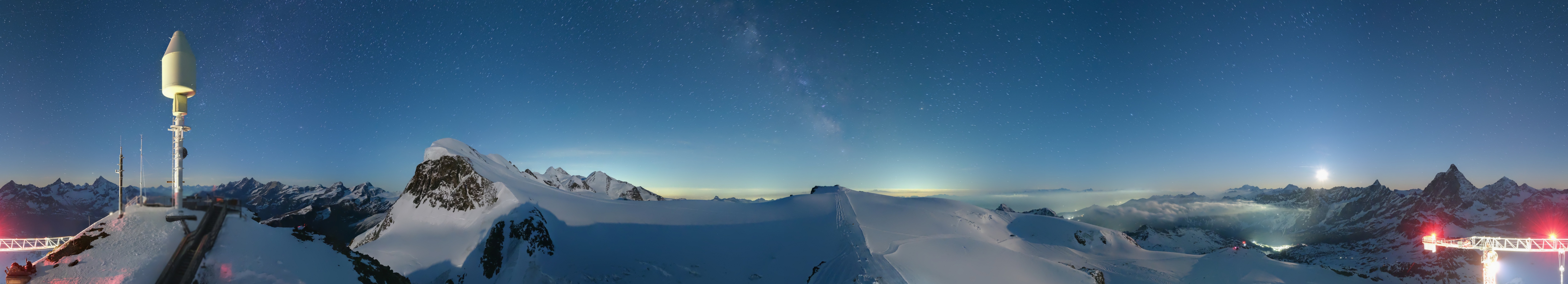 Archiv Foto Webcam Kleinmatterhorn Zermatt