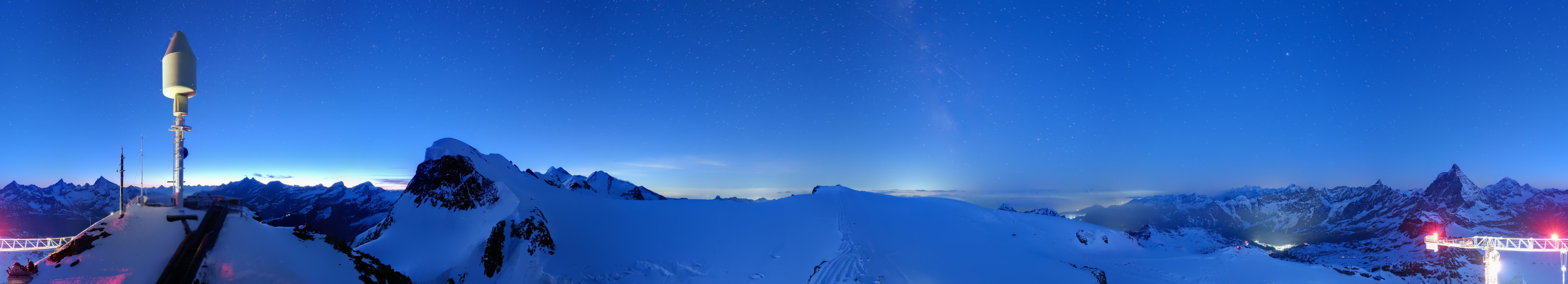 Archiv Foto Webcam Kleinmatterhorn Zermatt