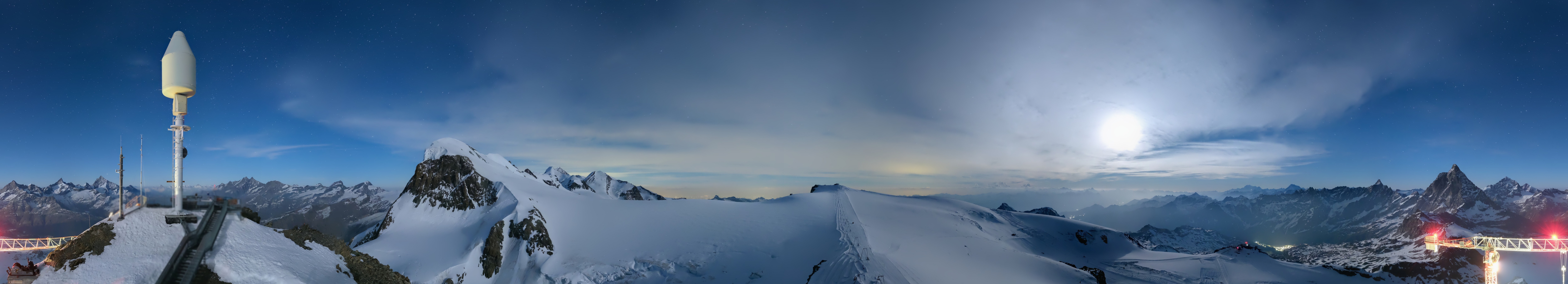 Archived image Webcam Kleinmatterhorn Zermatt