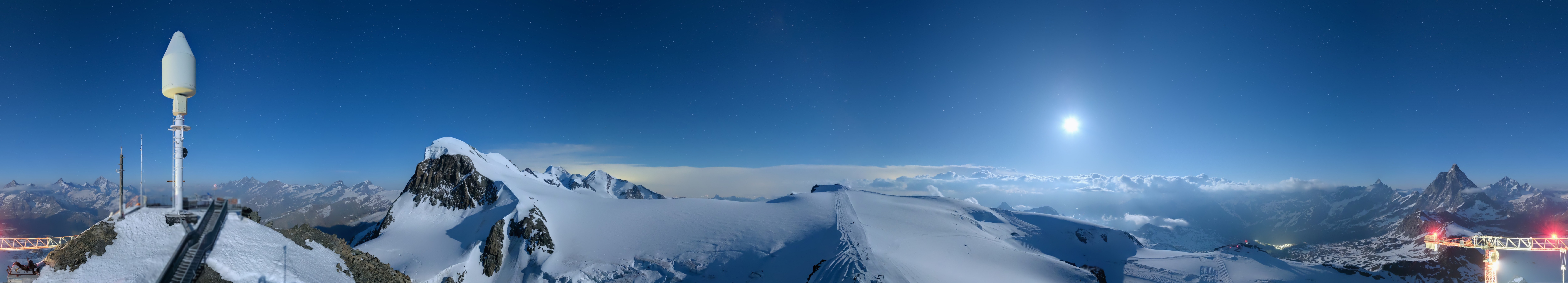 Archived image Webcam Kleinmatterhorn Zermatt