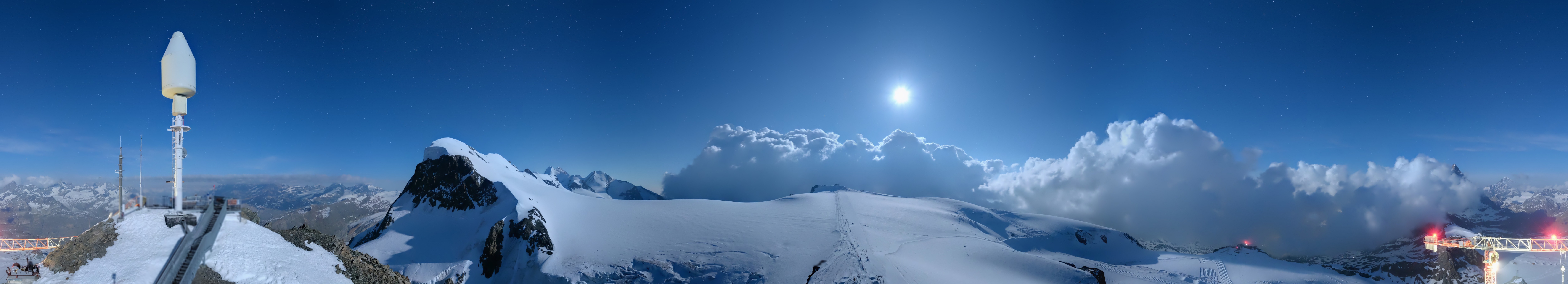Archived image Webcam Kleinmatterhorn Zermatt
