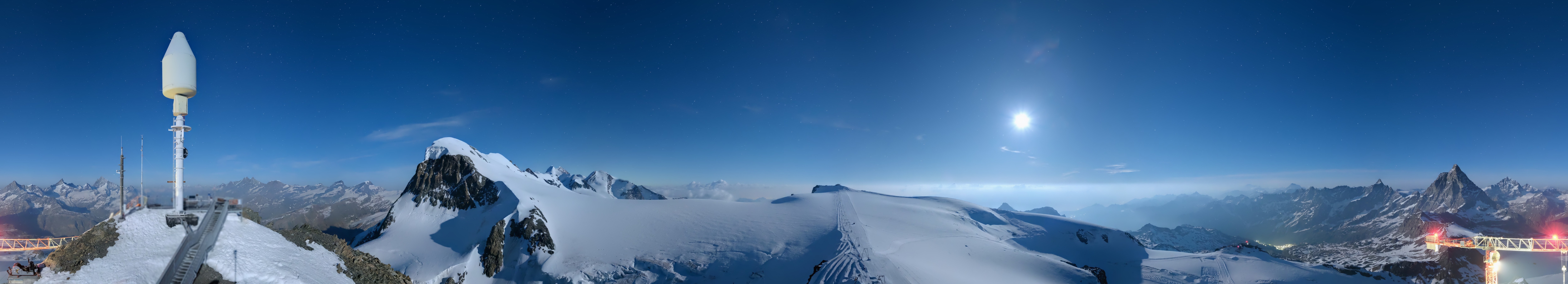 Archived image Webcam Kleinmatterhorn Zermatt