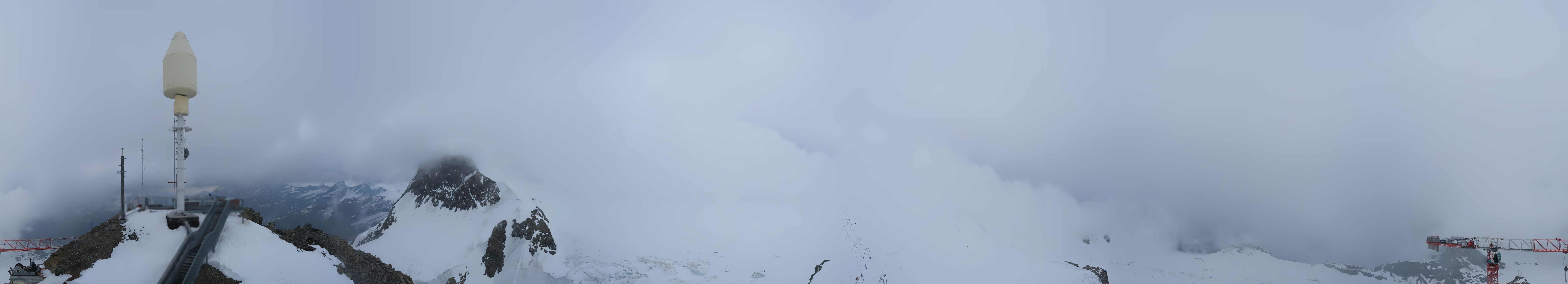 Archiv Foto Webcam Kleinmatterhorn Zermatt