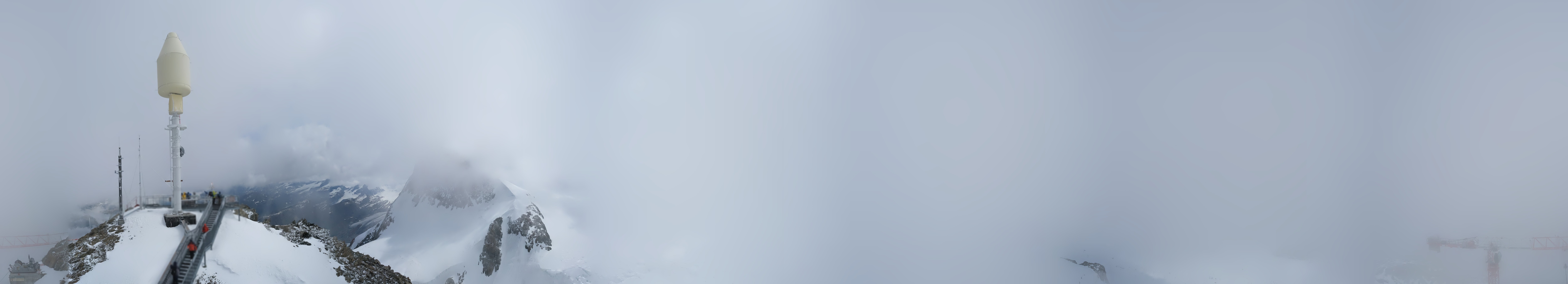 Archiv Foto Webcam Kleinmatterhorn Zermatt