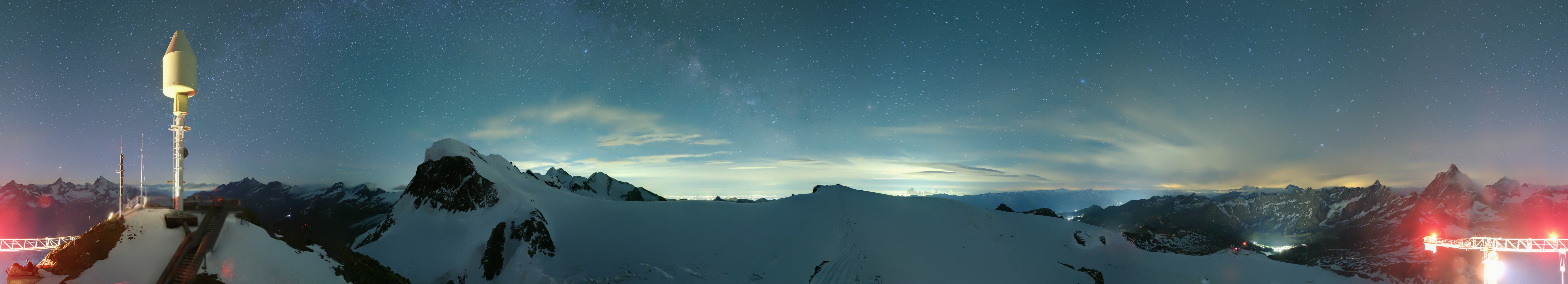 Archiv Foto Webcam Kleinmatterhorn Zermatt
