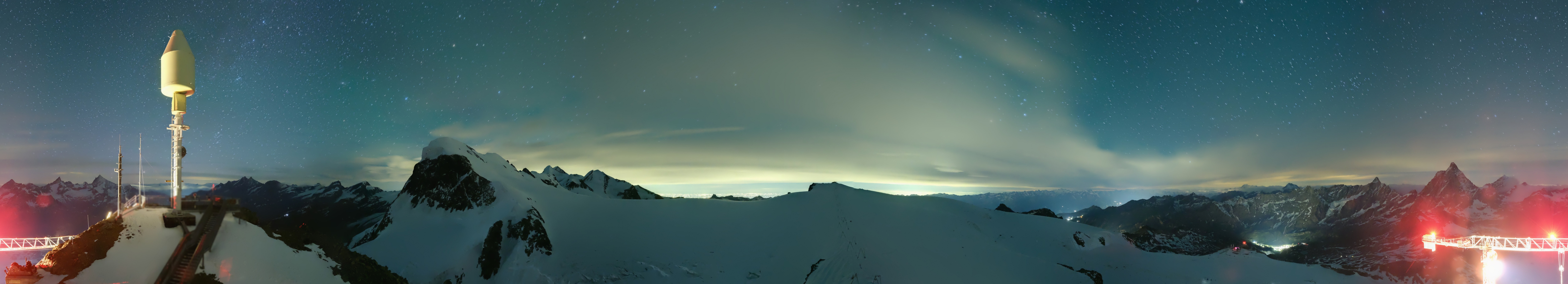Archiv Foto Webcam Kleinmatterhorn Zermatt