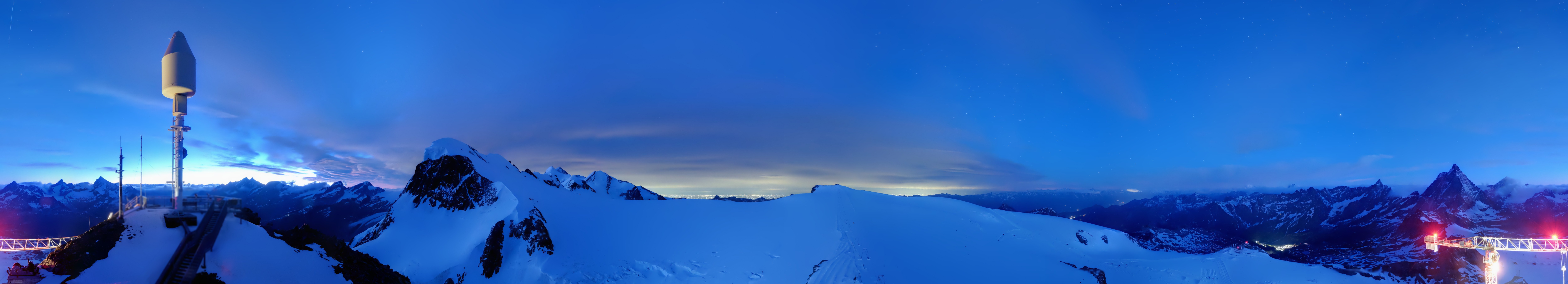 Archiv Foto Webcam Kleinmatterhorn Zermatt
