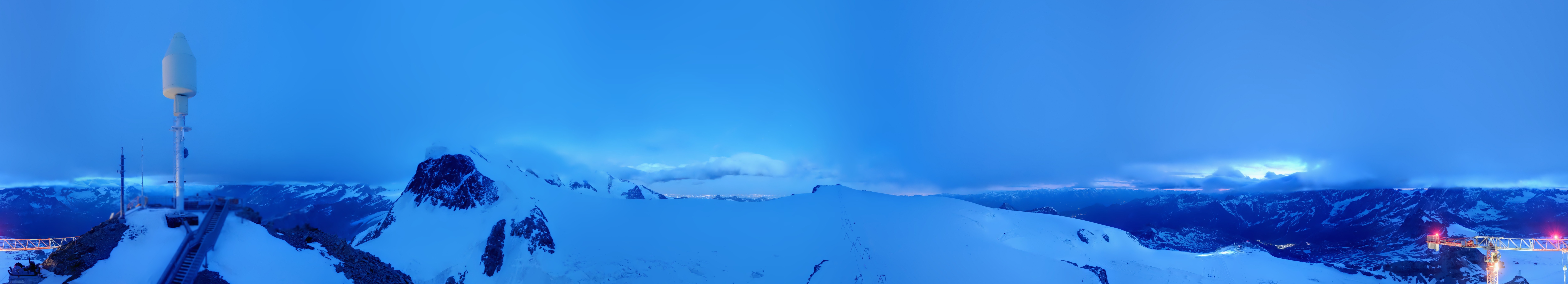 Archiv Foto Webcam Kleinmatterhorn Zermatt