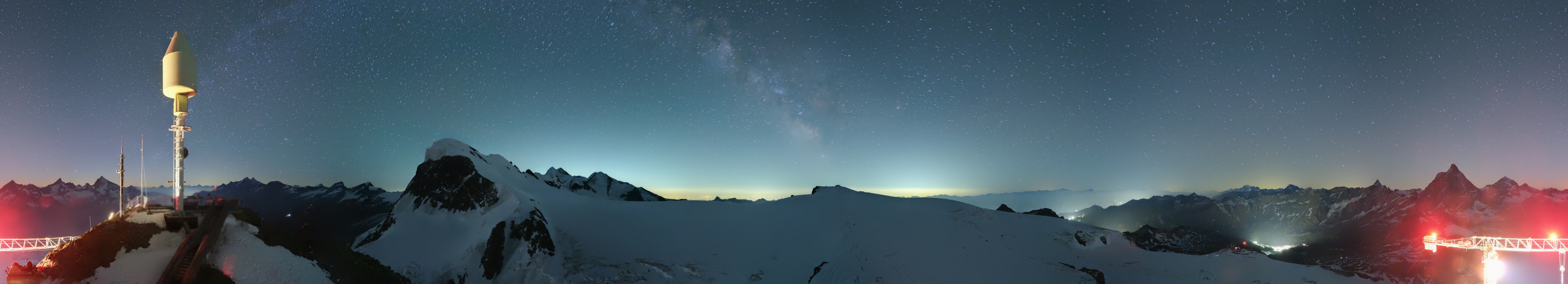 Archiv Foto Webcam Kleinmatterhorn Zermatt