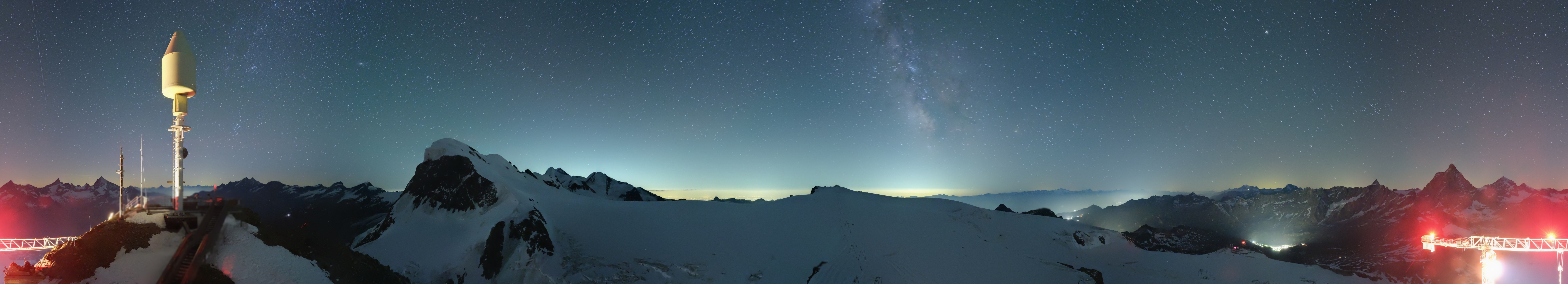 Archiv Foto Webcam Kleinmatterhorn Zermatt