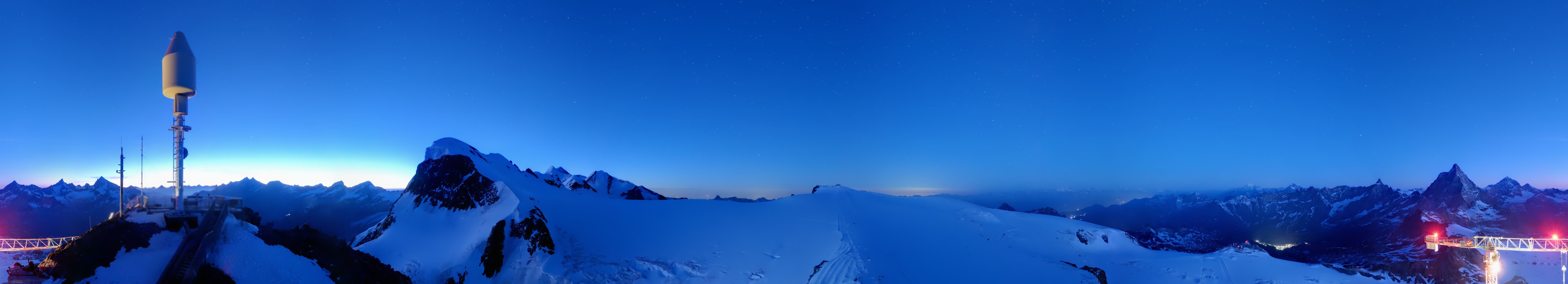 Archived image Webcam Kleinmatterhorn Zermatt