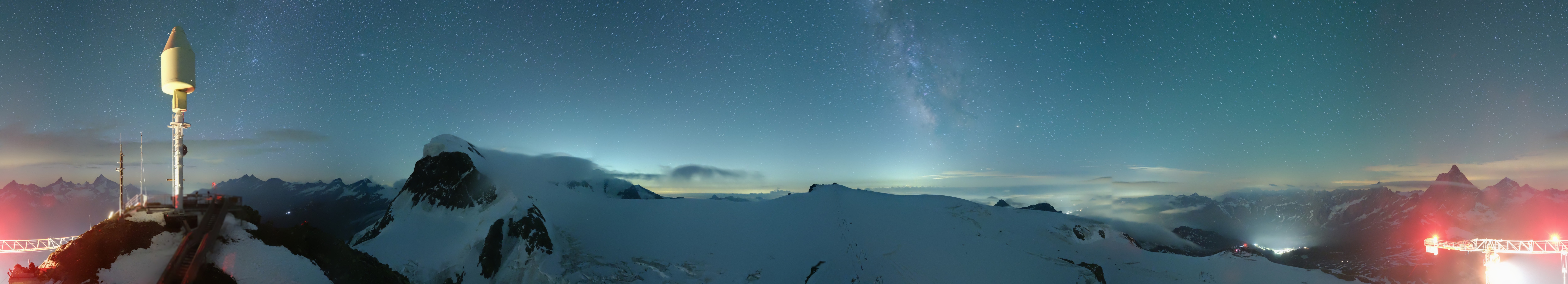 Archiv Foto Webcam Kleinmatterhorn Zermatt