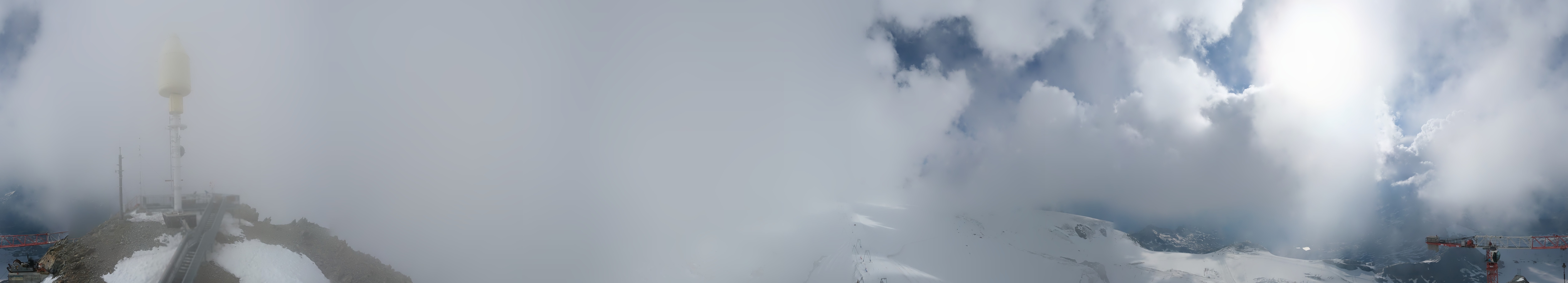 Archiv Foto Webcam Kleinmatterhorn Zermatt