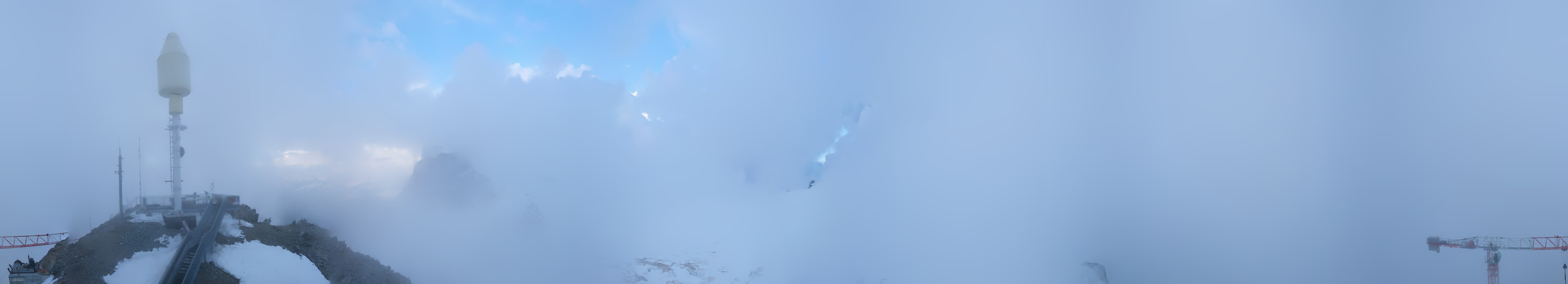 Archiv Foto Webcam Kleinmatterhorn Zermatt