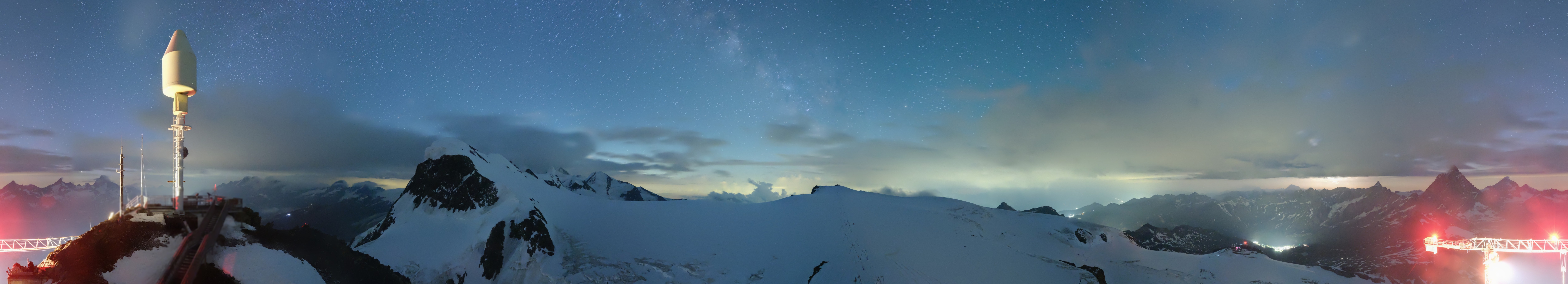 Archiv Foto Webcam Kleinmatterhorn Zermatt