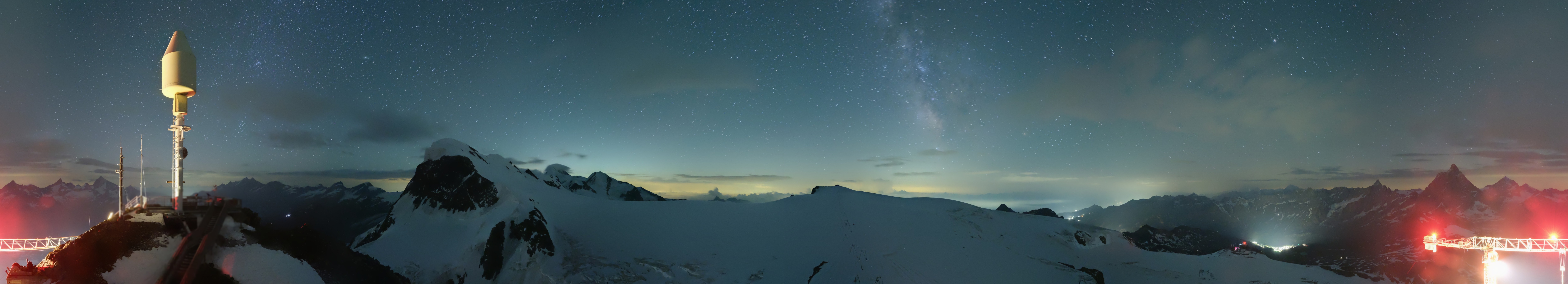 Archiv Foto Webcam Kleinmatterhorn Zermatt