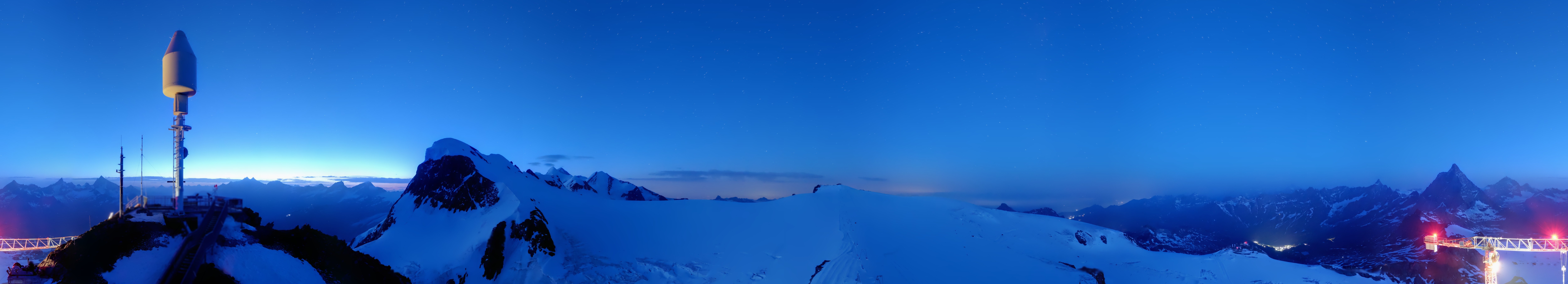 Archiv Foto Webcam Kleinmatterhorn Zermatt