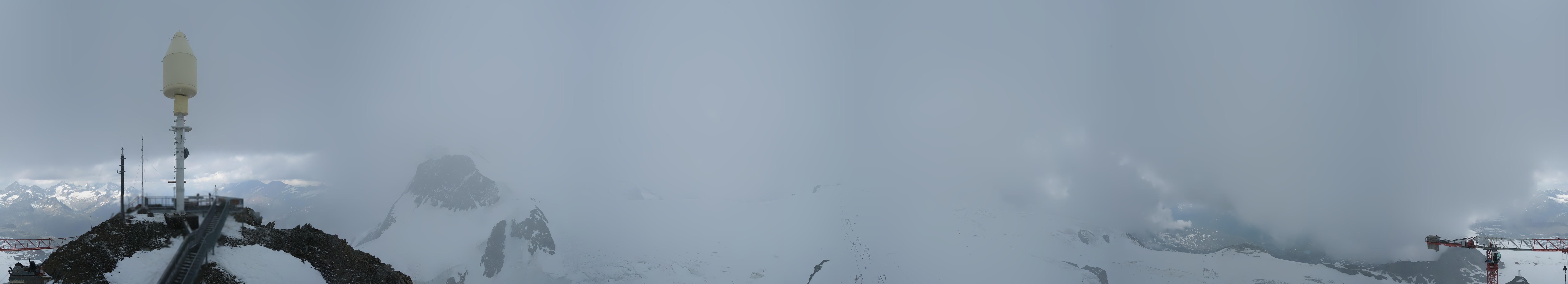 Archiv Foto Webcam Kleinmatterhorn Zermatt