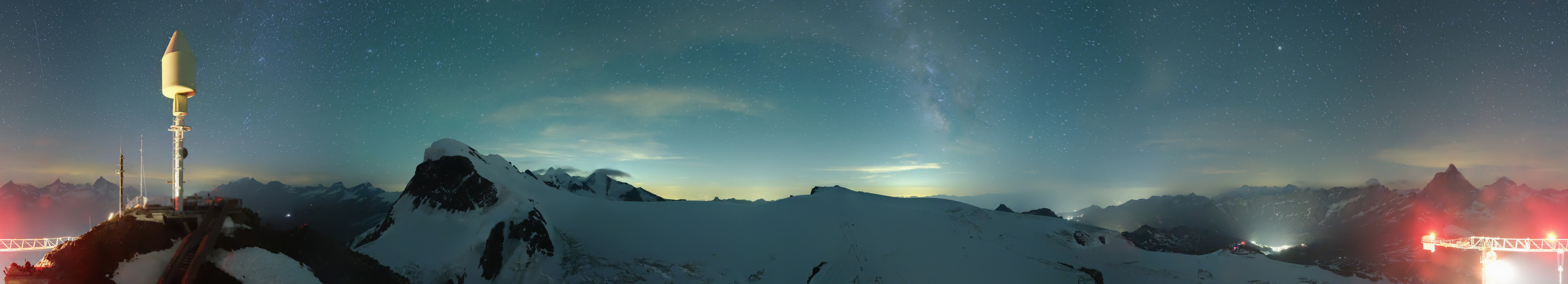 Archiv Foto Webcam Kleinmatterhorn Zermatt
