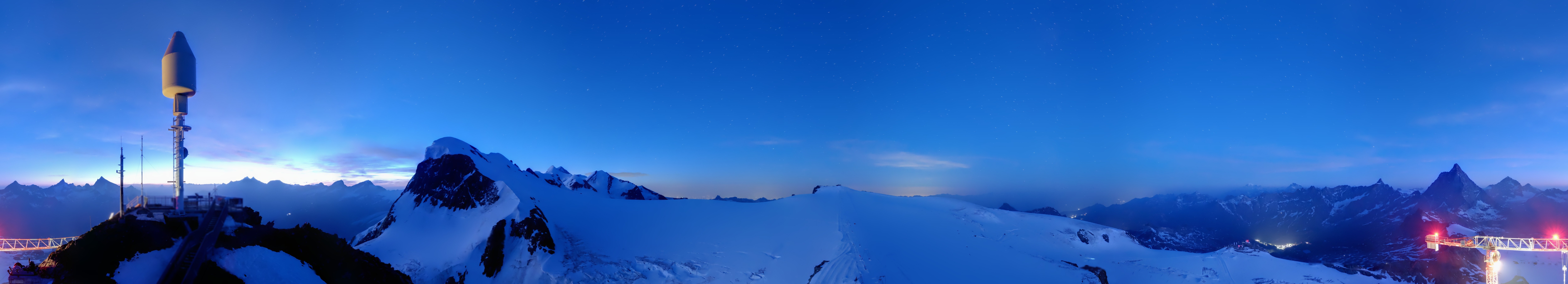 Archiv Foto Webcam Kleinmatterhorn Zermatt