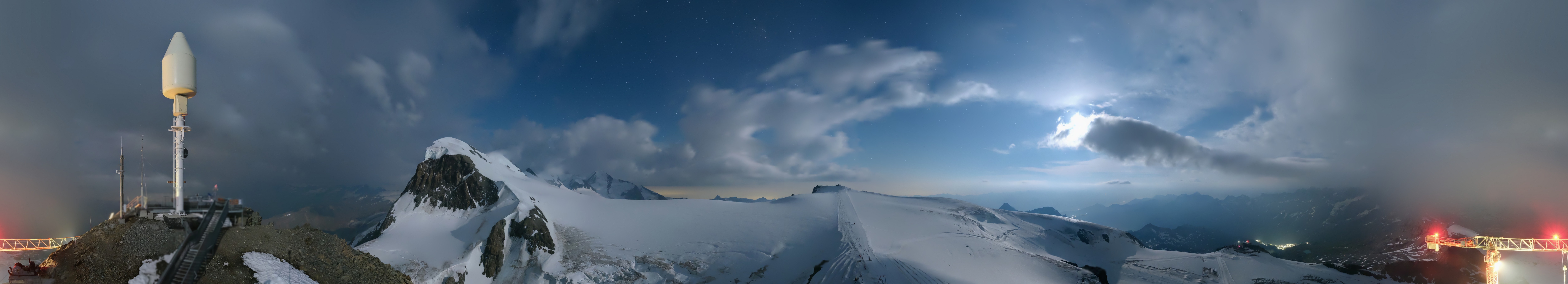 Archiv Foto Webcam Kleinmatterhorn Zermatt