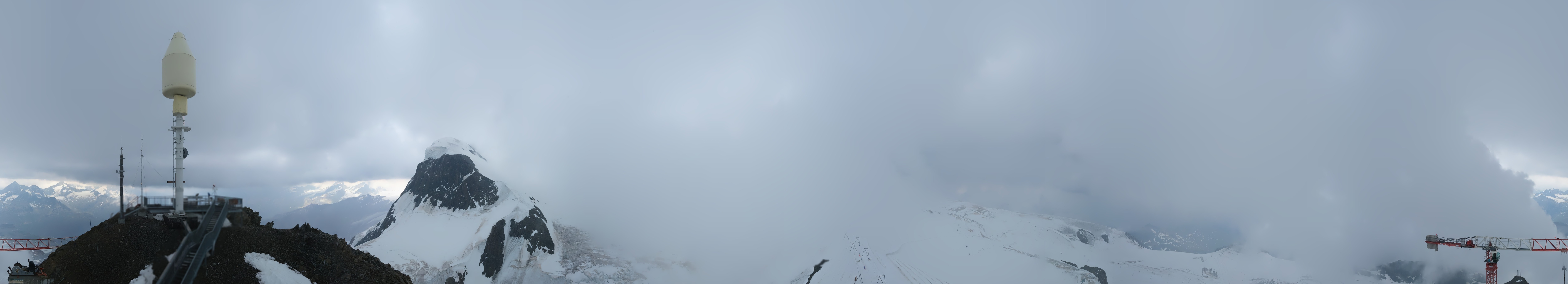 Archiv Foto Webcam Kleinmatterhorn Zermatt