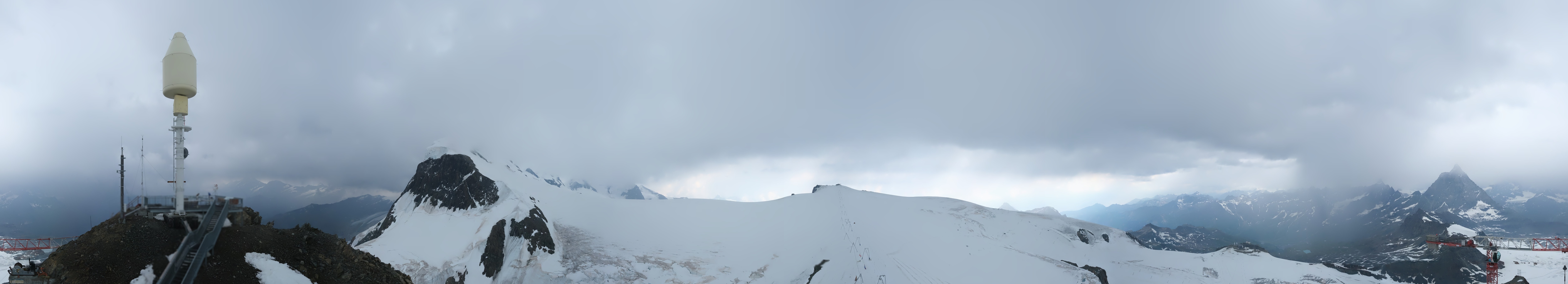 Archiv Foto Webcam Kleinmatterhorn Zermatt